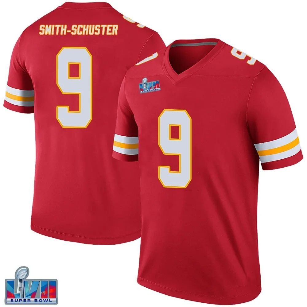 Youth Kansas City Chiefs Juju Smith-Schuster Nike Color Rush Super Bowl LVII Patch Legend Red Jersey Youth Kansas City Chiefs Juju Smith-Schuster Nike Color Rush Super Bowl LVII Patch Legend Red Jersey