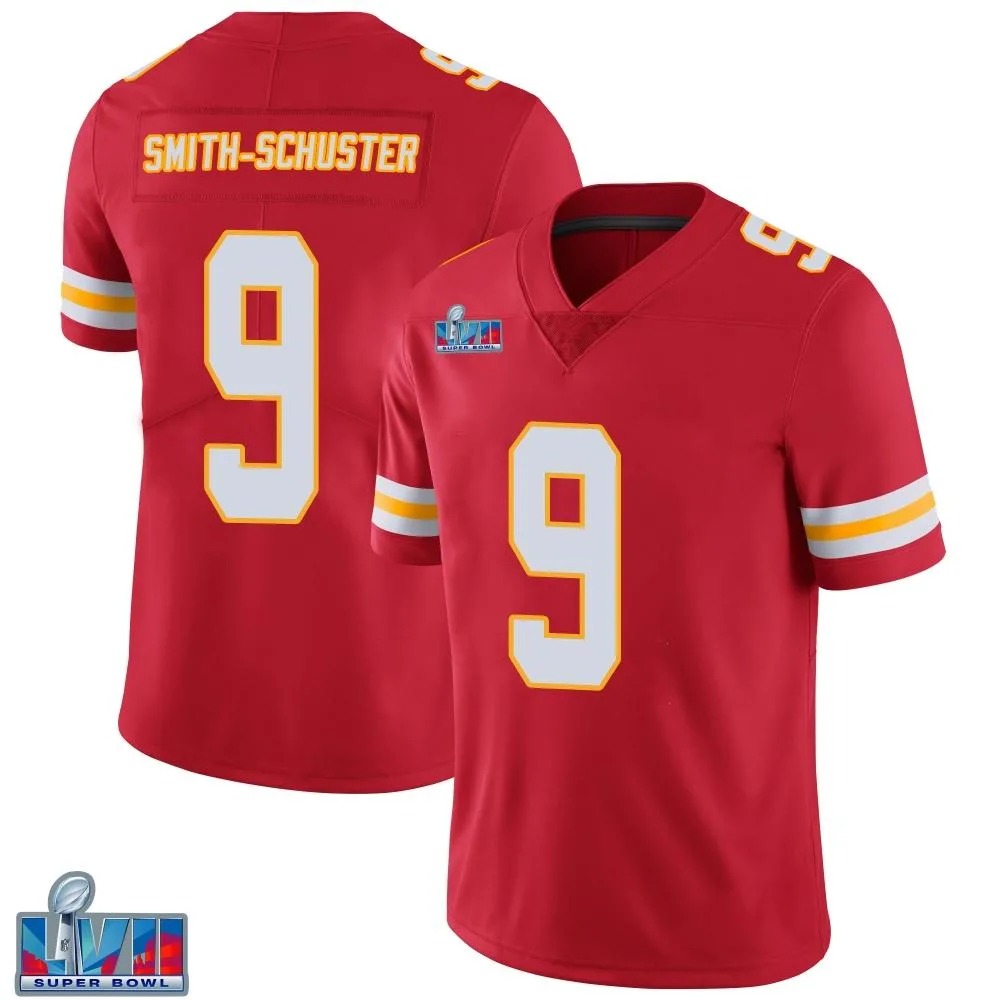 Youth Kansas City Chiefs Juju Smith-Schuster Nike Team Color Vapor Untouchable Super Bowl LVII Patch Limited Red Jersey Youth Kansas City Chiefs Juju Smith-Schuster Nike Team Color Vapor Untouchable Super Bowl LVII Patch Limited Red Jersey
