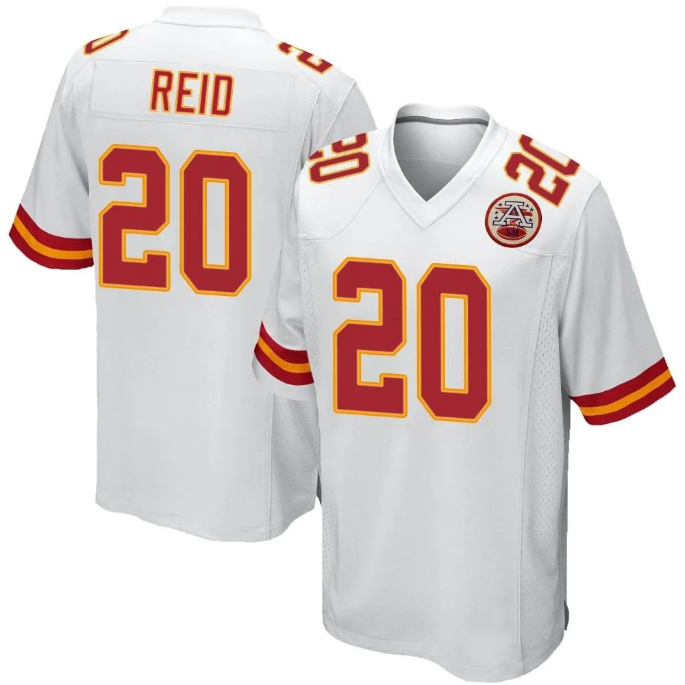 Men's Kansas City Chiefs Justin Reid Nike Game White Jersey Men's Kansas City Chiefs Justin Reid Nike Game White Jersey
