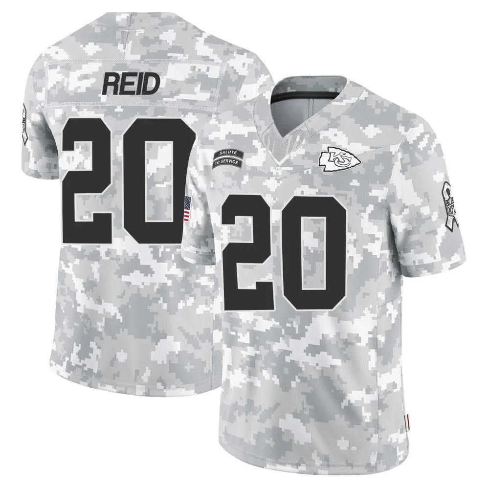 Youth Kansas City Chiefs Justin Reid Nike 2024 Salute to Service Limited Arctic Camo Jersey Youth Kansas City Chiefs Justin Reid Nike 2024 Salute to Service Limited Arctic Camo Jersey