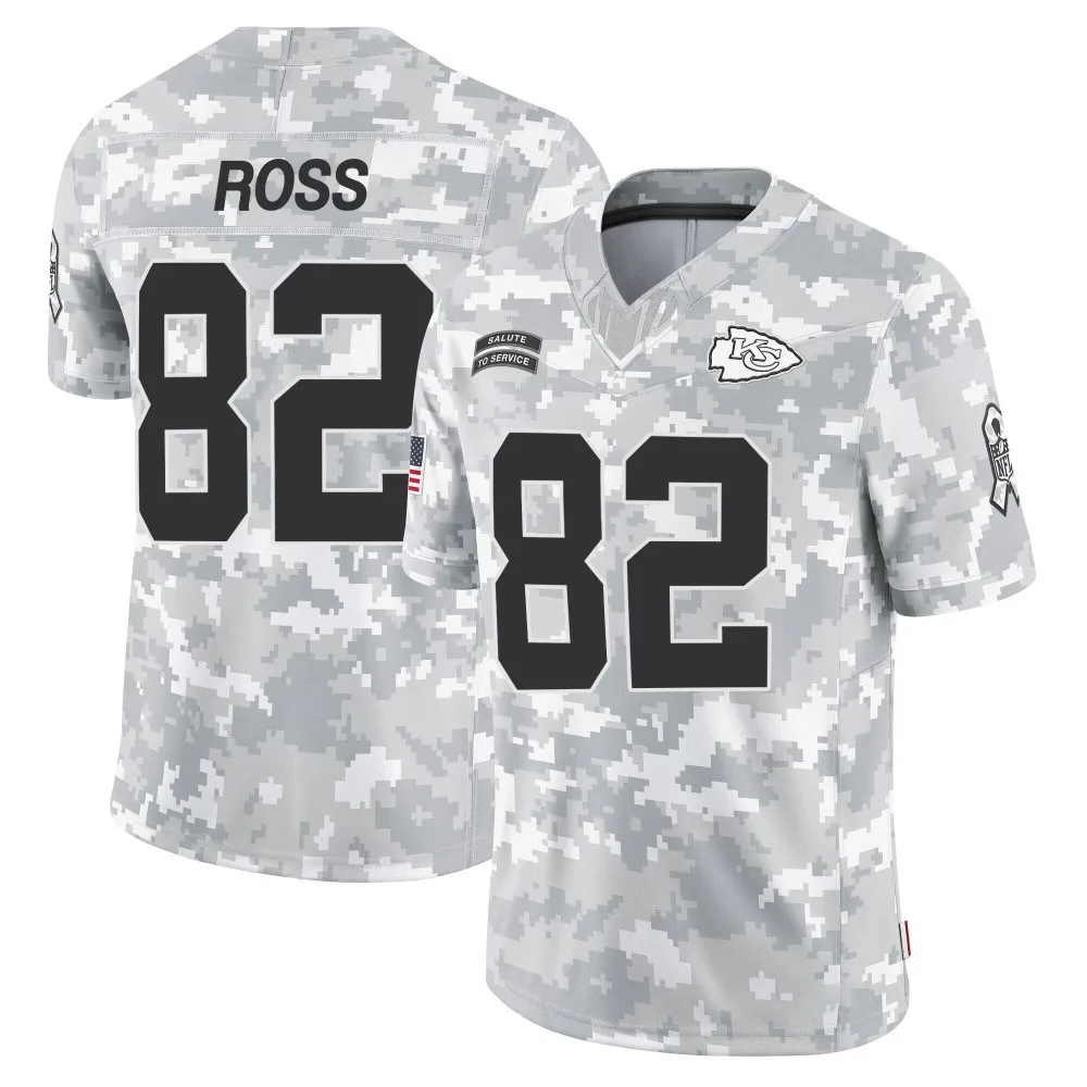 Men's Kansas City Chiefs Justyn Ross Nike 2024 Salute to Service Limited Arctic Camo Jersey Men's Kansas City Chiefs Justyn Ross Nike 2024 Salute to Service Limited Arctic Camo Jersey