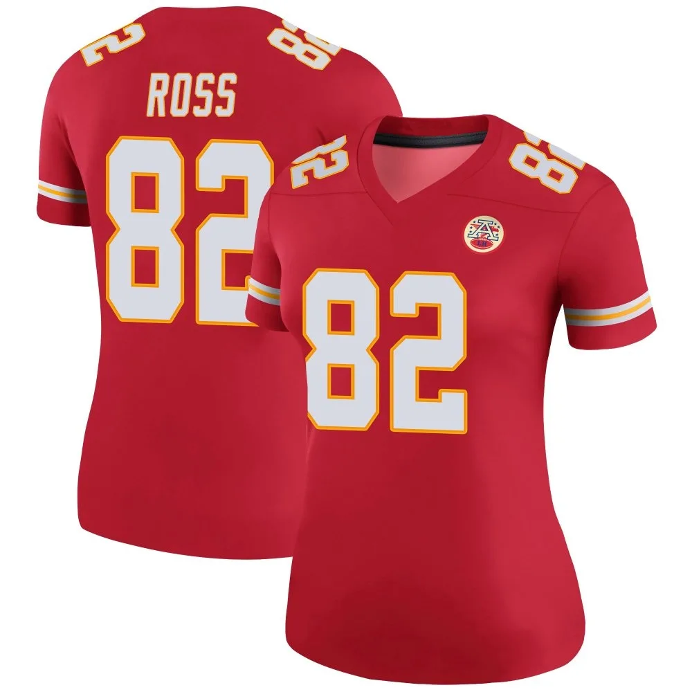 Women's Kansas City Chiefs Justyn Ross Nike Color Rush Legend Red Jersey Women's Kansas City Chiefs Justyn Ross Nike Color Rush Legend Red Jersey