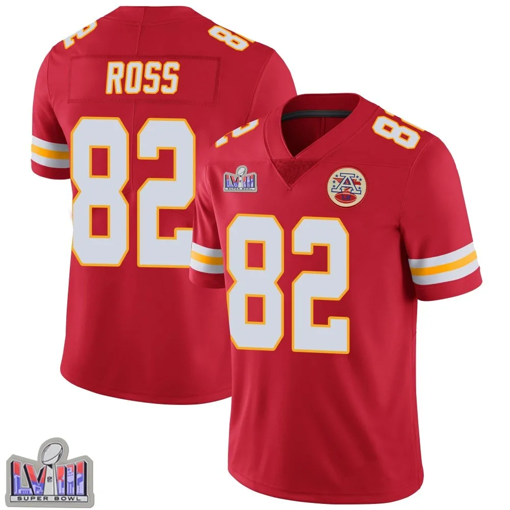 Youth Kansas City Chiefs Justyn Ross Nike Team Color Vapor Untouchable Super Bowl LVIII Patch Limited Red Jersey Youth Kansas City Chiefs Justyn Ross Nike Team Color Vapor Untouchable Super Bowl LVIII Patch Limited Red Jersey