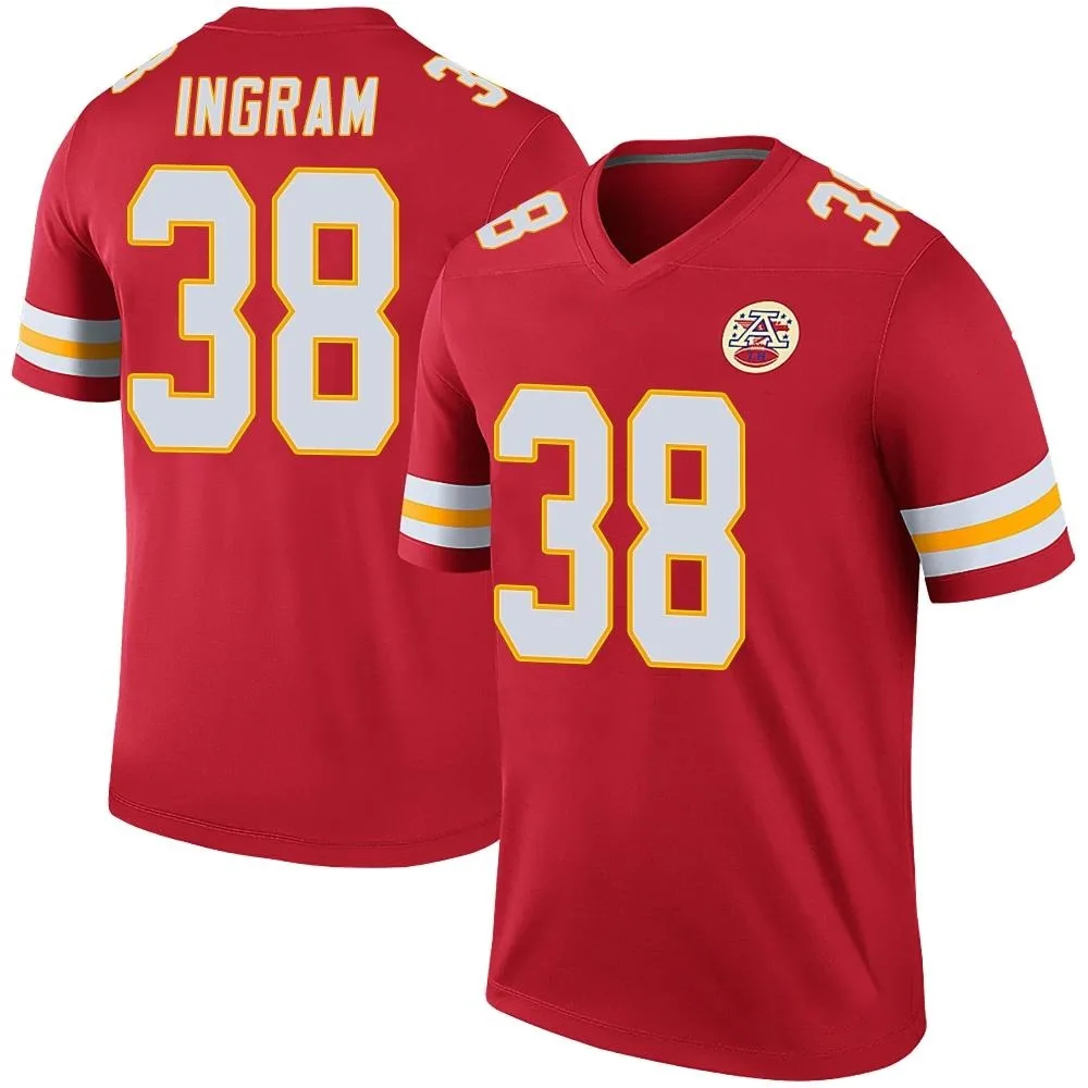 Youth Kansas City Chiefs Keaontay Ingram Nike Color Rush Legend Red Jersey Youth Kansas City Chiefs Keaontay Ingram Nike Color Rush Legend Red Jersey