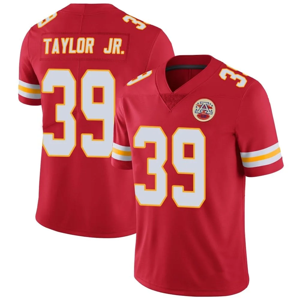 Men's Kansas City Chiefs Keith Taylor Jr. Nike Team Color Vapor Untouchable Limited Red Jersey