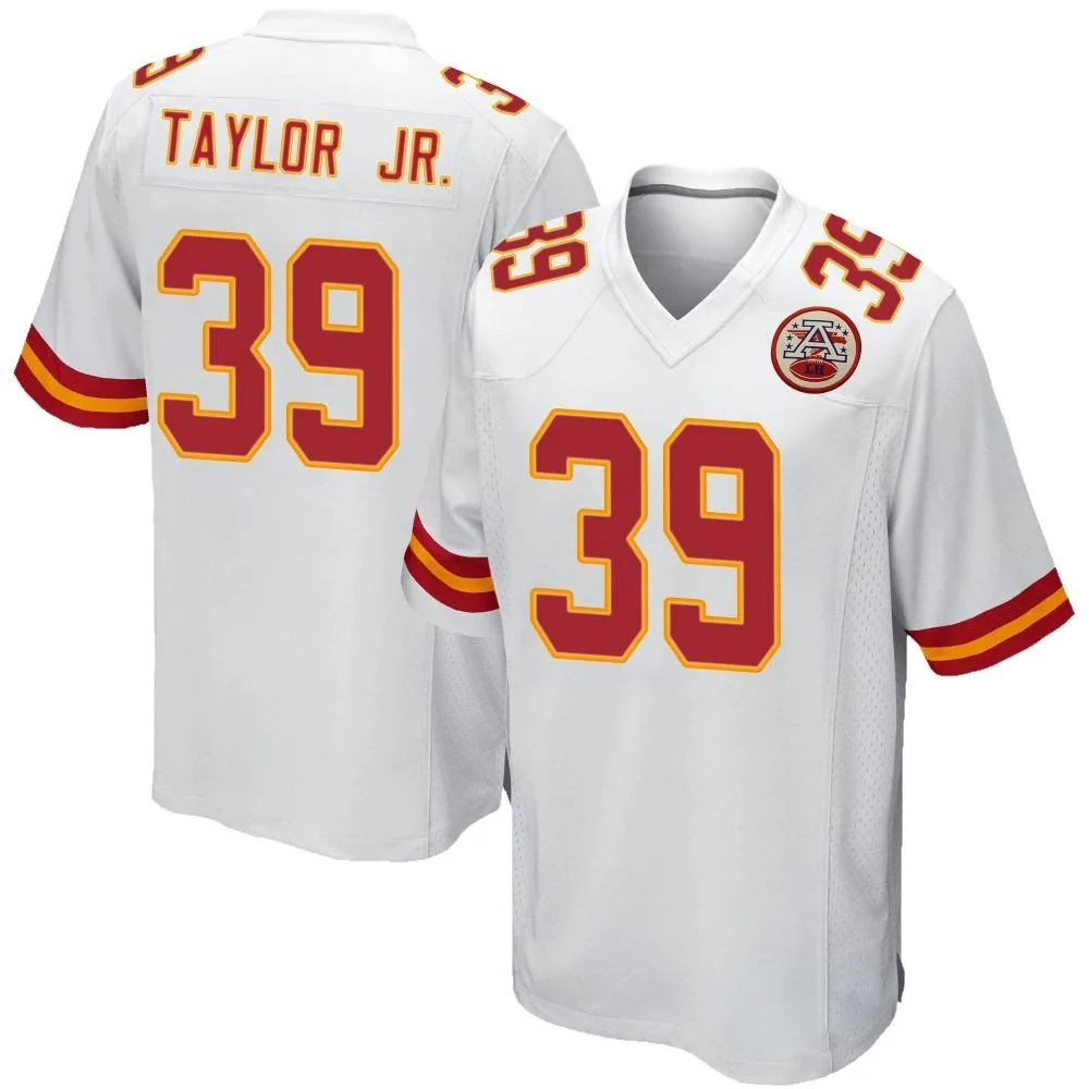 Youth Kansas City Chiefs Keith Taylor Jr. Nike Game White Jersey Youth Kansas City Chiefs Keith Taylor Jr. Nike Game White Jersey