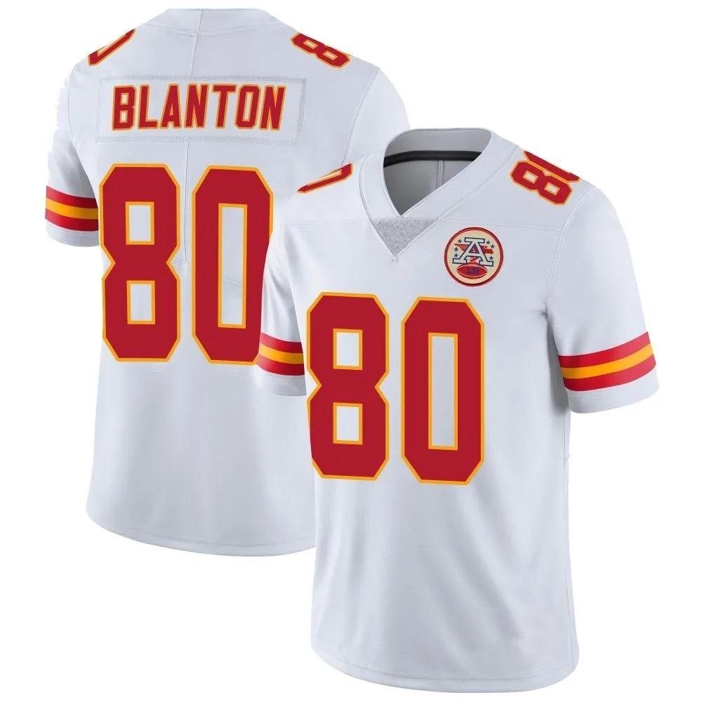 Men's Kansas City Chiefs Kendall Blanton Nike Vapor Untouchable Limited White Jersey Men's Kansas City Chiefs Kendall Blanton Nike Vapor Untouchable Limited White Jersey