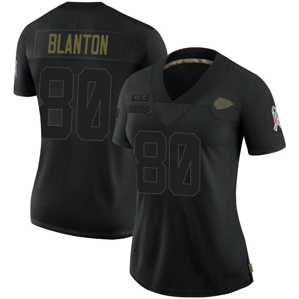Women's Kansas City Chiefs Kendall Blanton Nike 2020 Salute To Service Limited Black Jersey Women's Kansas City Chiefs Kendall Blanton Nike 2020 Salute To Service Limited Black Jersey