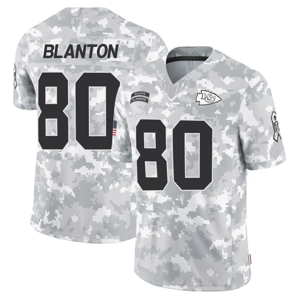 Youth Kansas City Chiefs Kendall Blanton Nike 2024 Salute to Service Limited Arctic Camo Jersey Youth Kansas City Chiefs Kendall Blanton Nike 2024 Salute to Service Limited Arctic Camo Jersey