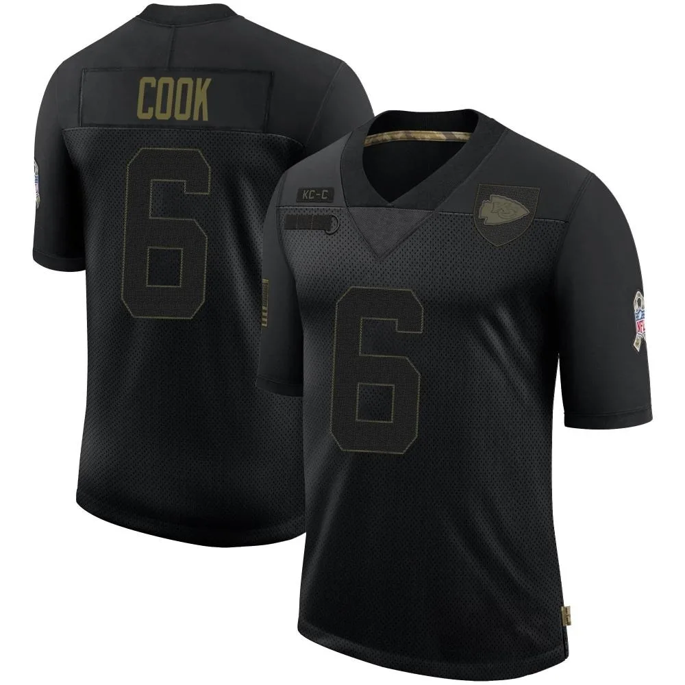 Men's Kansas City Chiefs Kenny Cook Nike 2020 Salute To Service Limited Black Jersey Men's Kansas City Chiefs Kenny Cook Nike 2020 Salute To Service Limited Black Jersey