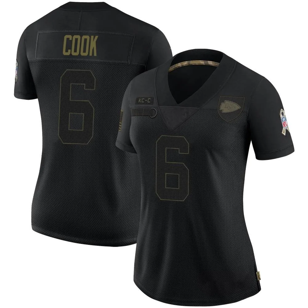 Women's Kansas City Chiefs Kenny Cook Nike 2020 Salute To Service Limited Black Jersey Women's Kansas City Chiefs Kenny Cook Nike 2020 Salute To Service Limited Black Jersey