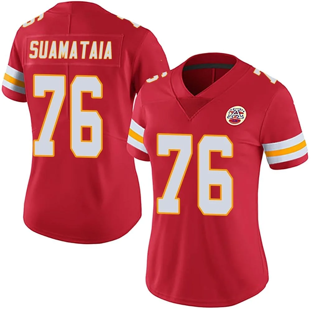 Women's Kansas City Chiefs Kingsley Suamataia Nike Team Color Vapor Untouchable Limited Red Jersey Women's Kansas City Chiefs Kingsley Suamataia Nike Team Color Vapor Untouchable Limited Red Jersey
