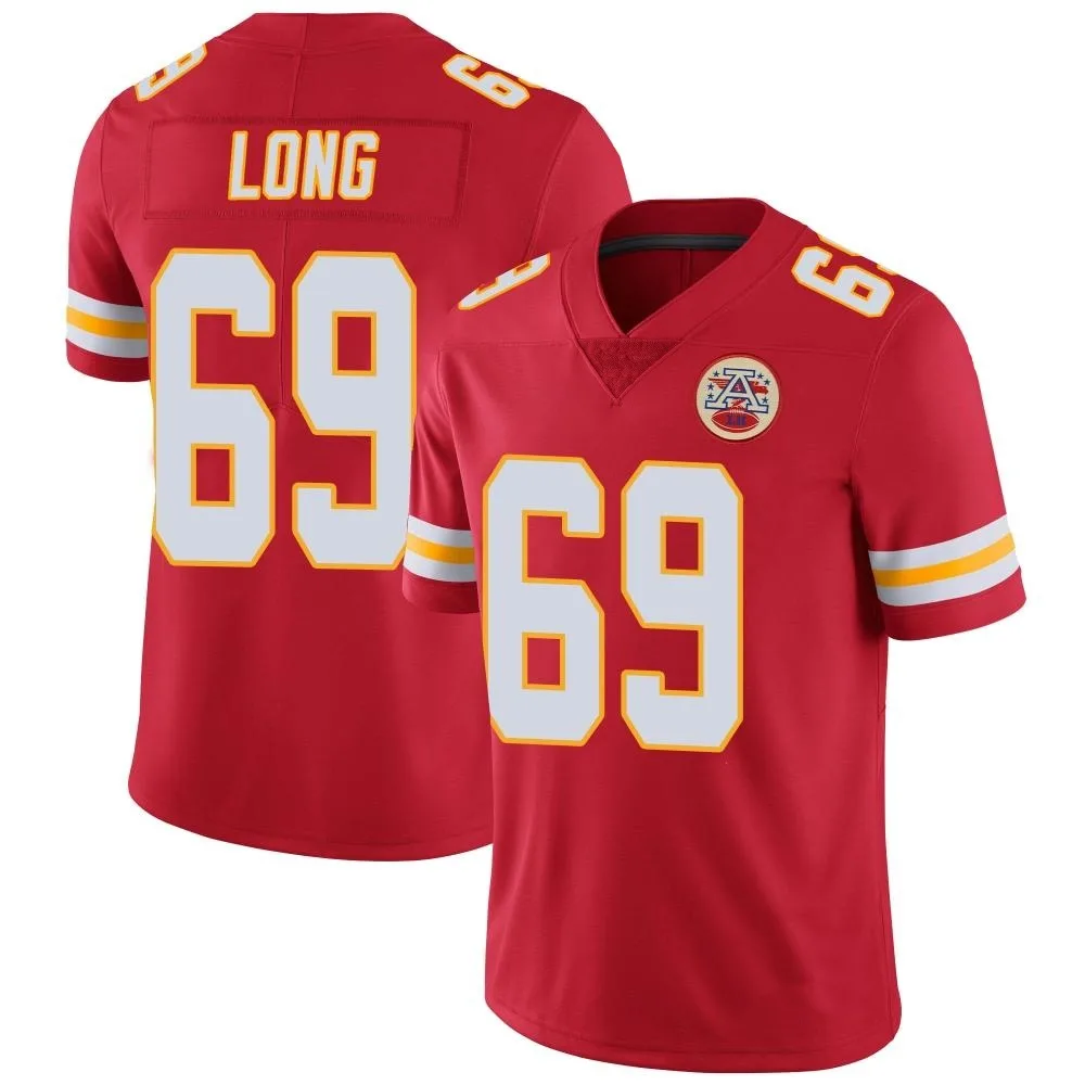 Men's Kansas City Chiefs Kyle Long Nike Team Color Vapor Untouchable Limited Red Jersey Men's Kansas City Chiefs Kyle Long Nike Team Color Vapor Untouchable Limited Red Jersey