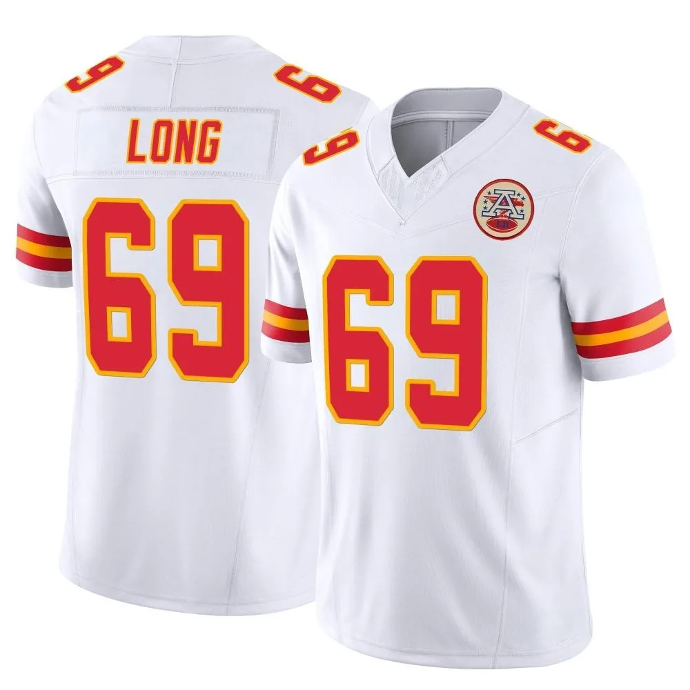 Youth Kansas City Chiefs Kyle Long Nike Vapor F.U.S.E. Limited White Jersey Youth Kansas City Chiefs Kyle Long Nike Vapor F.U.S.E. Limited White Jersey