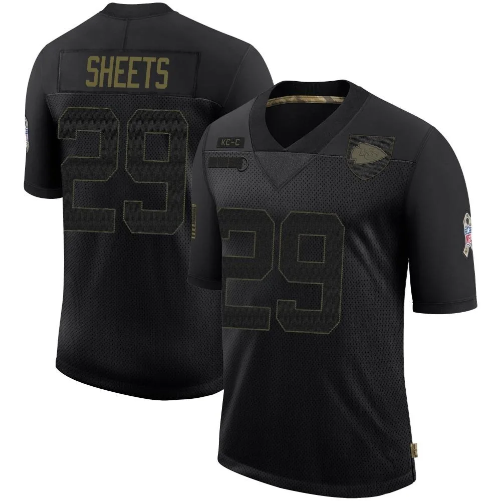 Youth Kansas City Chiefs Kyle Sheets Nike 2020 Salute To Service Limited Black Jersey Youth Kansas City Chiefs Kyle Sheets Nike 2020 Salute To Service Limited Black Jersey