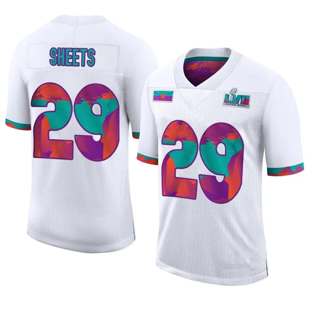 Youth Kansas City Chiefs Kyle Sheets Nike Super Bowl LVII Limited White Jersey Youth Kansas City Chiefs Kyle Sheets Nike Super Bowl LVII Limited White Jersey