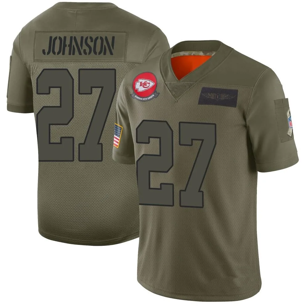 Men's Kansas City Chiefs Larry Johnson Nike 2019 Salute to Service Limited Camo Jersey Men's Kansas City Chiefs Larry Johnson Nike 2019 Salute to Service Limited Camo Jersey