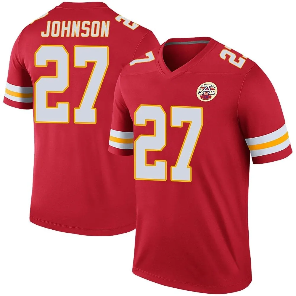 Youth Kansas City Chiefs Larry Johnson Nike Color Rush Legend Red Jersey Youth Kansas City Chiefs Larry Johnson Nike Color Rush Legend Red Jersey