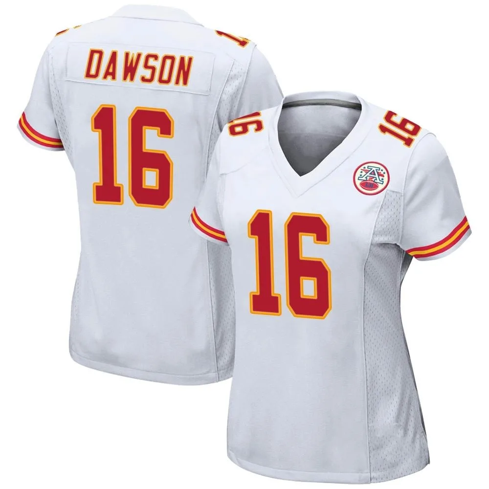 Women's Kansas City Chiefs Len Dawson Nike Game White Jersey Women's Kansas City Chiefs Len Dawson Nike Game White Jersey