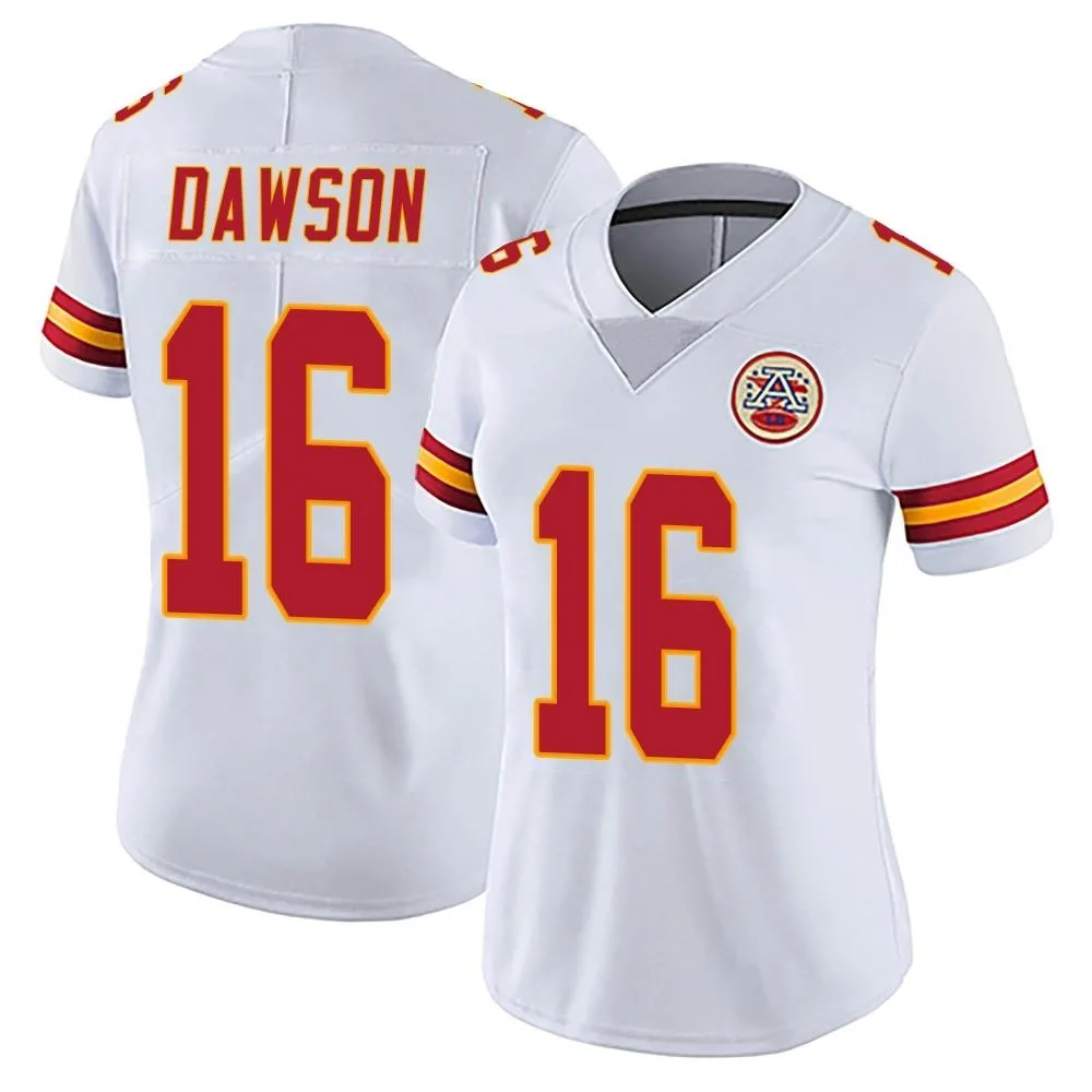 Women's Kansas City Chiefs Len Dawson Nike Vapor Untouchable Limited White Jersey Women's Kansas City Chiefs Len Dawson Nike Vapor Untouchable Limited White Jersey