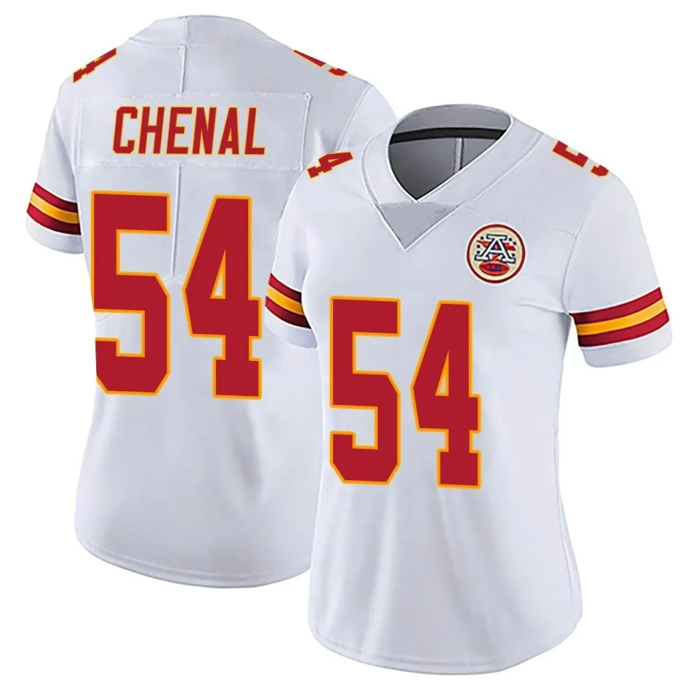 Women's Kansas City Chiefs Leo Chenal Nike Vapor Untouchable Limited White Jersey Women's Kansas City Chiefs Leo Chenal Nike Vapor Untouchable Limited White Jersey