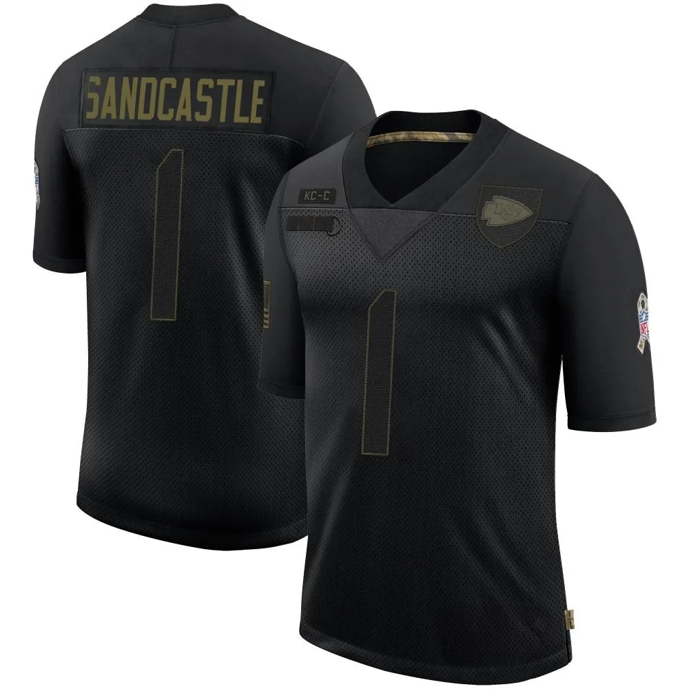 Youth Kansas City Chiefs Leon Sandcastle Nike 2020 Salute To Service Limited Black Jersey Youth Kansas City Chiefs Leon Sandcastle Nike 2020 Salute To Service Limited Black Jersey