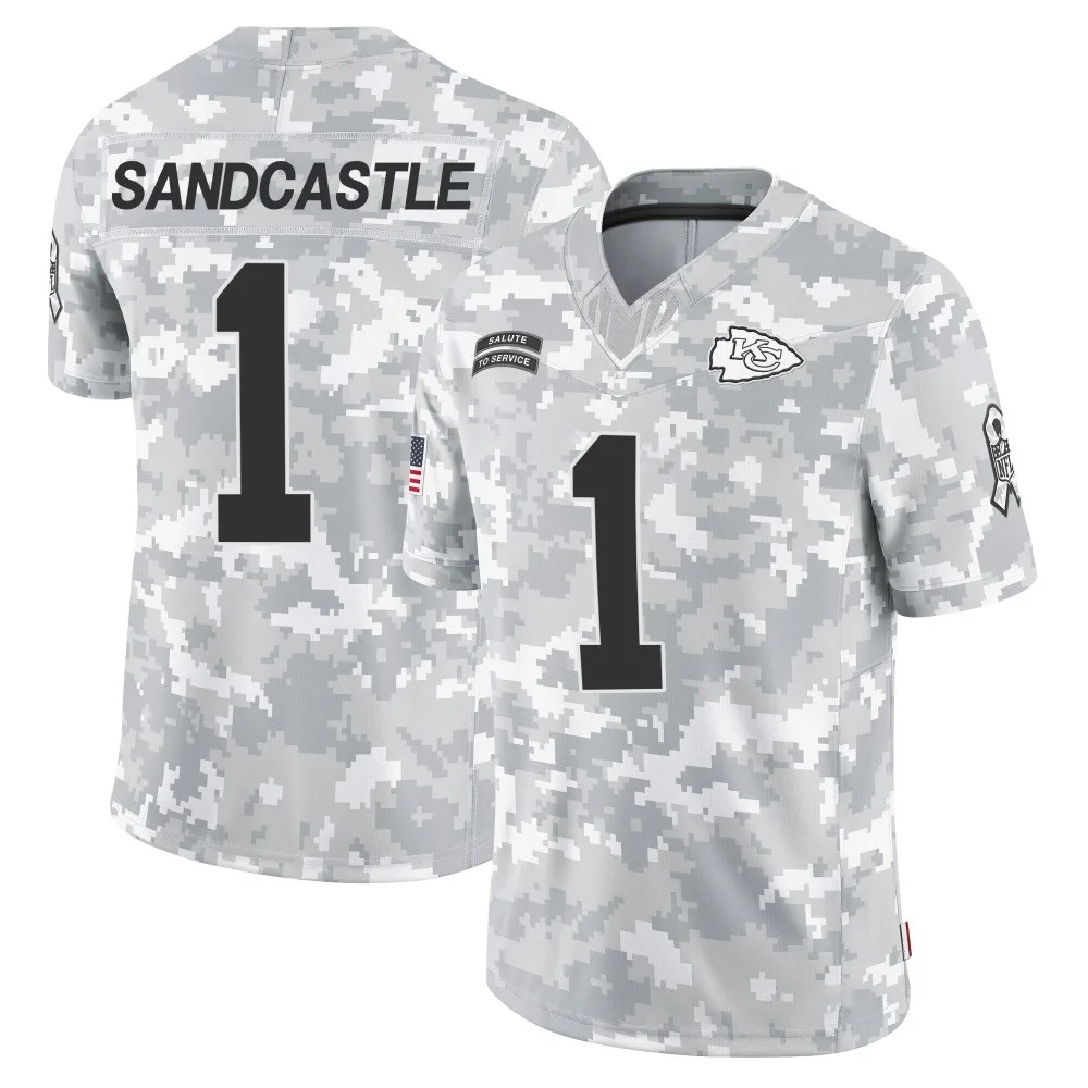 Youth Kansas City Chiefs Leon Sandcastle Nike 2024 Salute to Service Limited Arctic Camo Jersey Youth Kansas City Chiefs Leon Sandcastle Nike 2024 Salute to Service Limited Arctic Camo Jersey