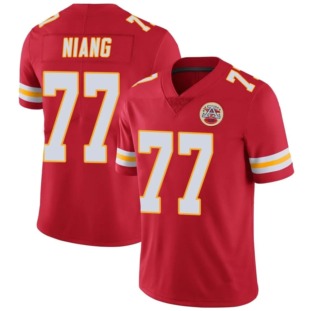 Men's Kansas City Chiefs Lucas Niang Nike Team Color Vapor Untouchable Limited Red Jersey Men's Kansas City Chiefs Lucas Niang Nike Team Color Vapor Untouchable Limited Red Jersey
