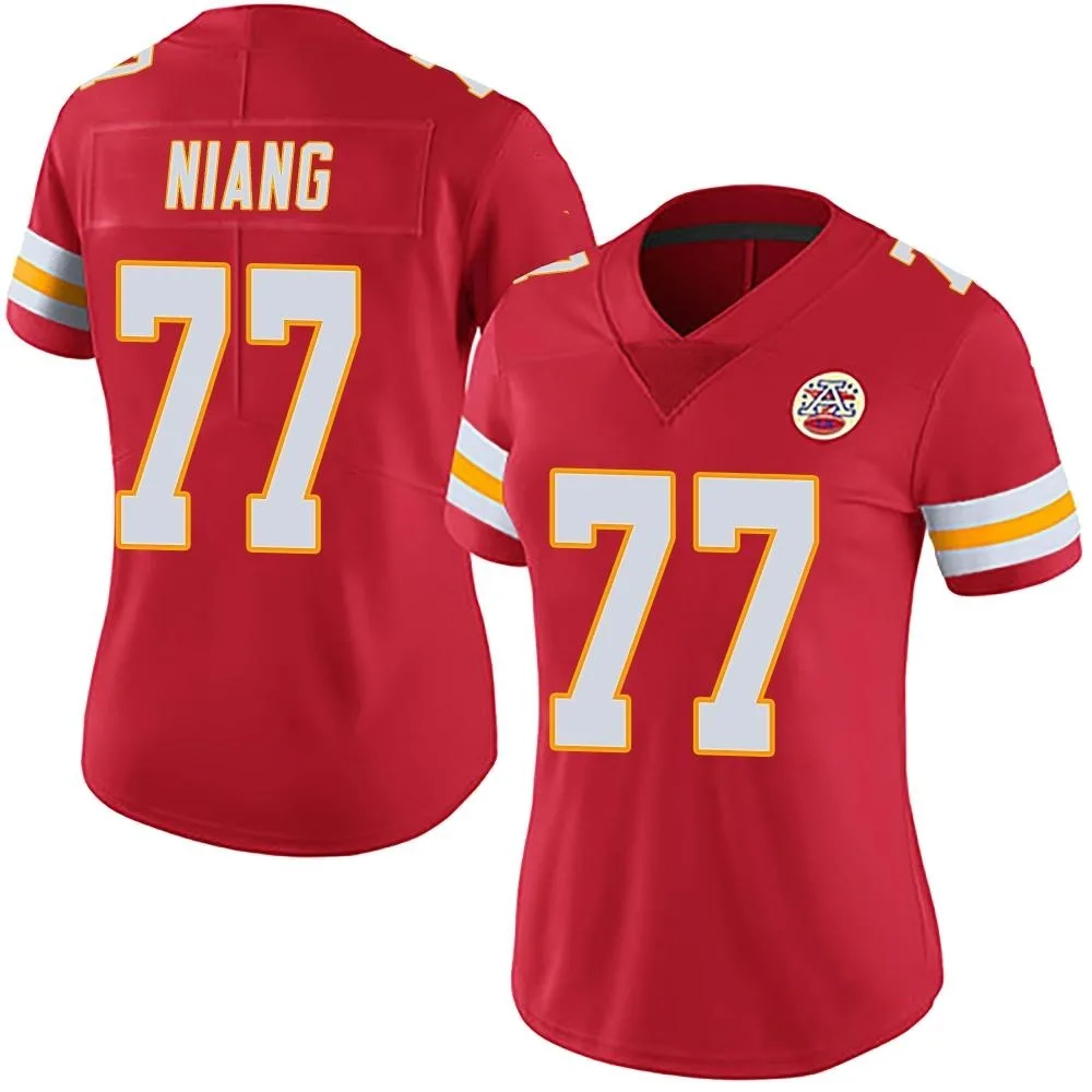 Women's Kansas City Chiefs Lucas Niang Nike Team Color Vapor Untouchable Limited Red Jersey Women's Kansas City Chiefs Lucas Niang Nike Team Color Vapor Untouchable Limited Red Jersey