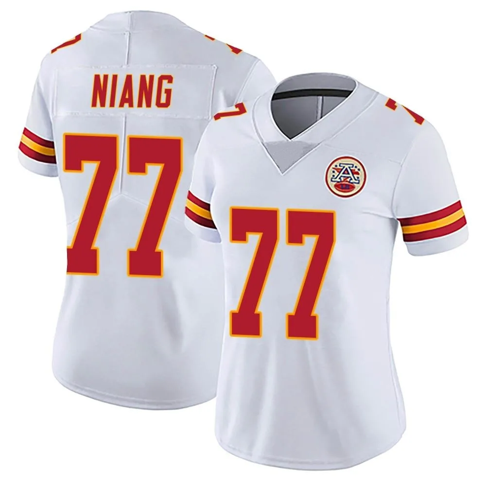 Women's Kansas City Chiefs Lucas Niang Nike Vapor Untouchable Limited White Jersey Women's Kansas City Chiefs Lucas Niang Nike Vapor Untouchable Limited White Jersey