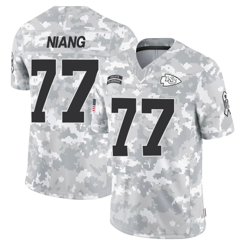 Youth Kansas City Chiefs Lucas Niang Nike 2024 Salute to Service Limited Arctic Camo Jersey Youth Kansas City Chiefs Lucas Niang Nike 2024 Salute to Service Limited Arctic Camo Jersey