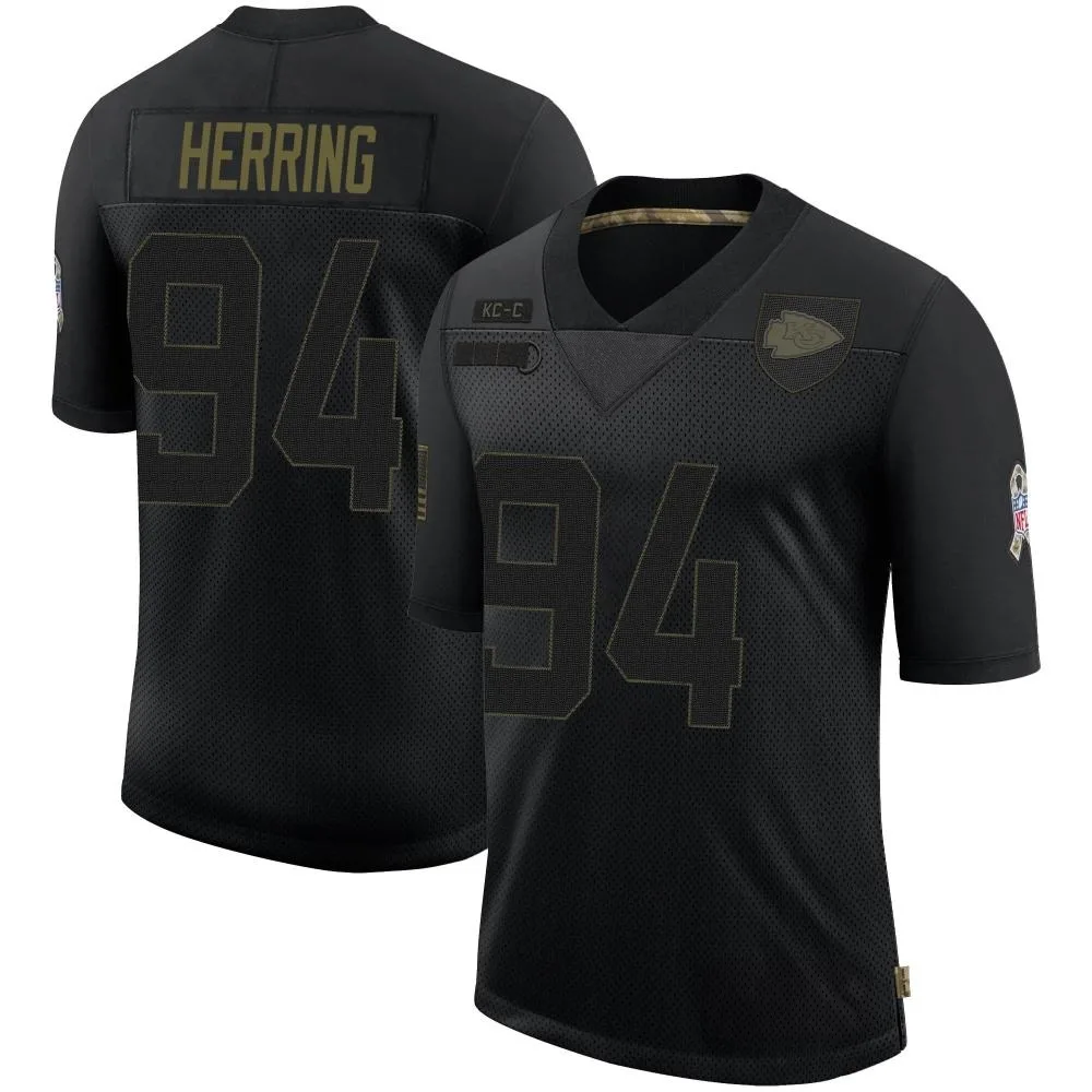 Youth Kansas City Chiefs Malik Herring Nike 2020 Salute To Service Limited Black Jersey Youth Kansas City Chiefs Malik Herring Nike 2020 Salute To Service Limited Black Jersey