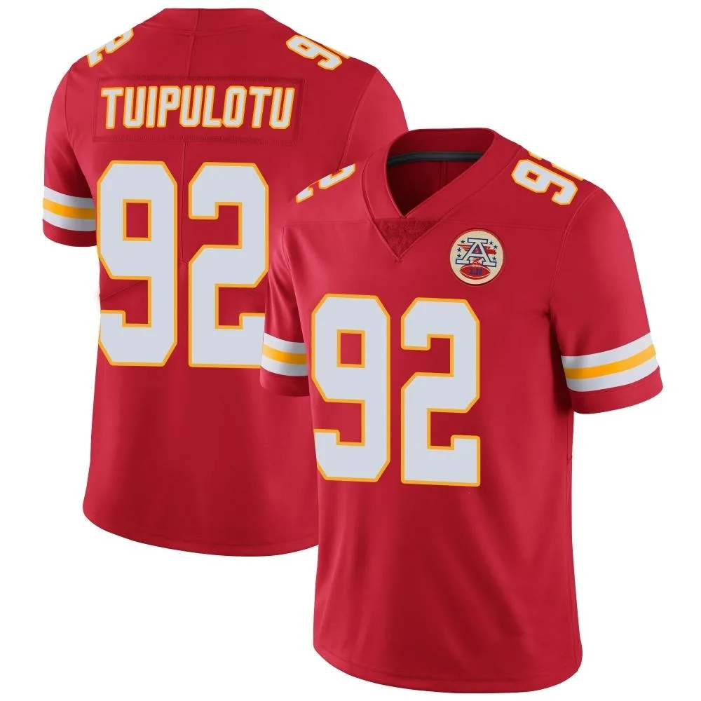 Men's Kansas City Chiefs Marlon Tuipulotu Nike Team Color Vapor Untouchable Limited Red Jersey Men's Kansas City Chiefs Marlon Tuipulotu Nike Team Color Vapor Untouchable Limited Red Jersey