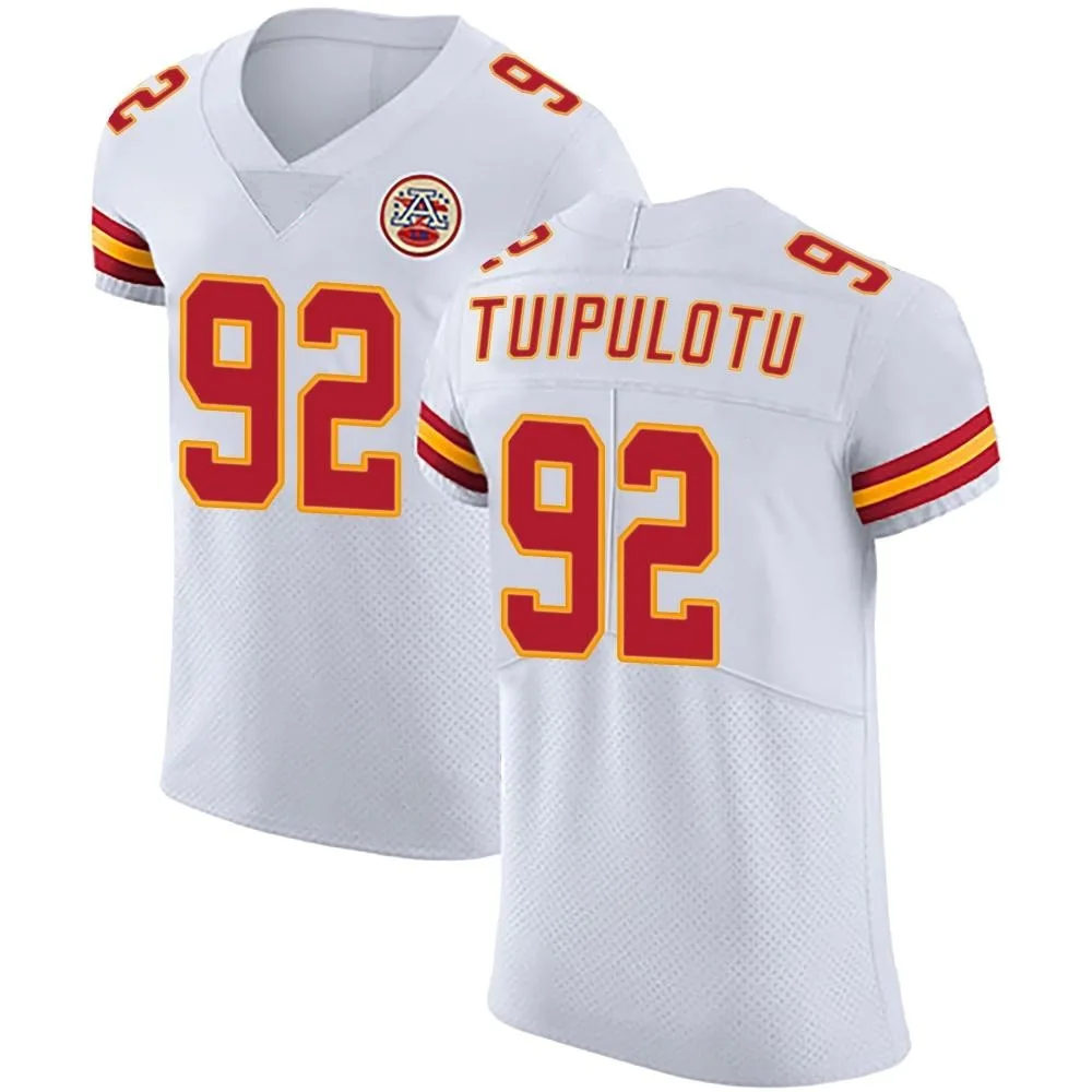 Men's Kansas City Chiefs Marlon Tuipulotu Nike Vapor Untouchable Elite White Jersey Men's Kansas City Chiefs Marlon Tuipulotu Nike Vapor Untouchable Elite White Jersey