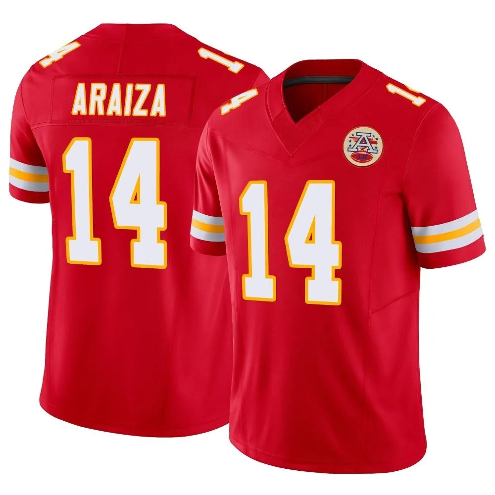 Men's Kansas City Chiefs Matt Araiza Nike Vapor F.U.S.E. Limited Red Jersey Men's Kansas City Chiefs Matt Araiza Nike Vapor F.U.S.E. Limited Red Jersey