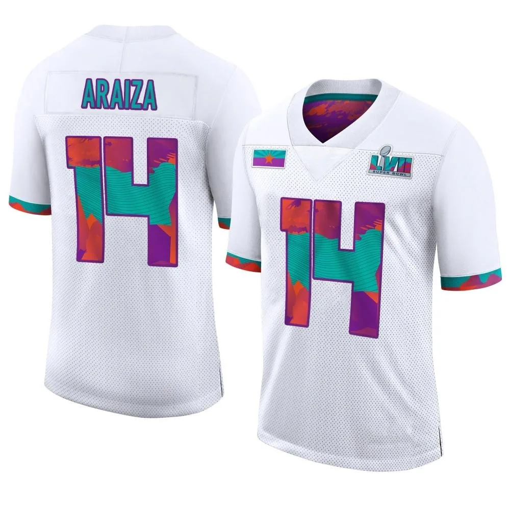 Youth Kansas City Chiefs Matt Araiza Nike Super Bowl LVII Limited White Jersey Youth Kansas City Chiefs Matt Araiza Nike Super Bowl LVII Limited White Jersey