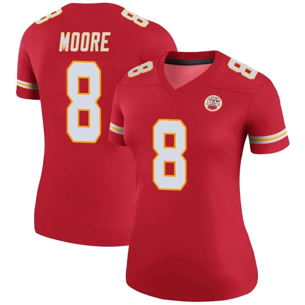 Women's Kansas City Chiefs Matt Moore Nike Color Rush Legend Red Jersey Women's Kansas City Chiefs Matt Moore Nike Color Rush Legend Red Jersey