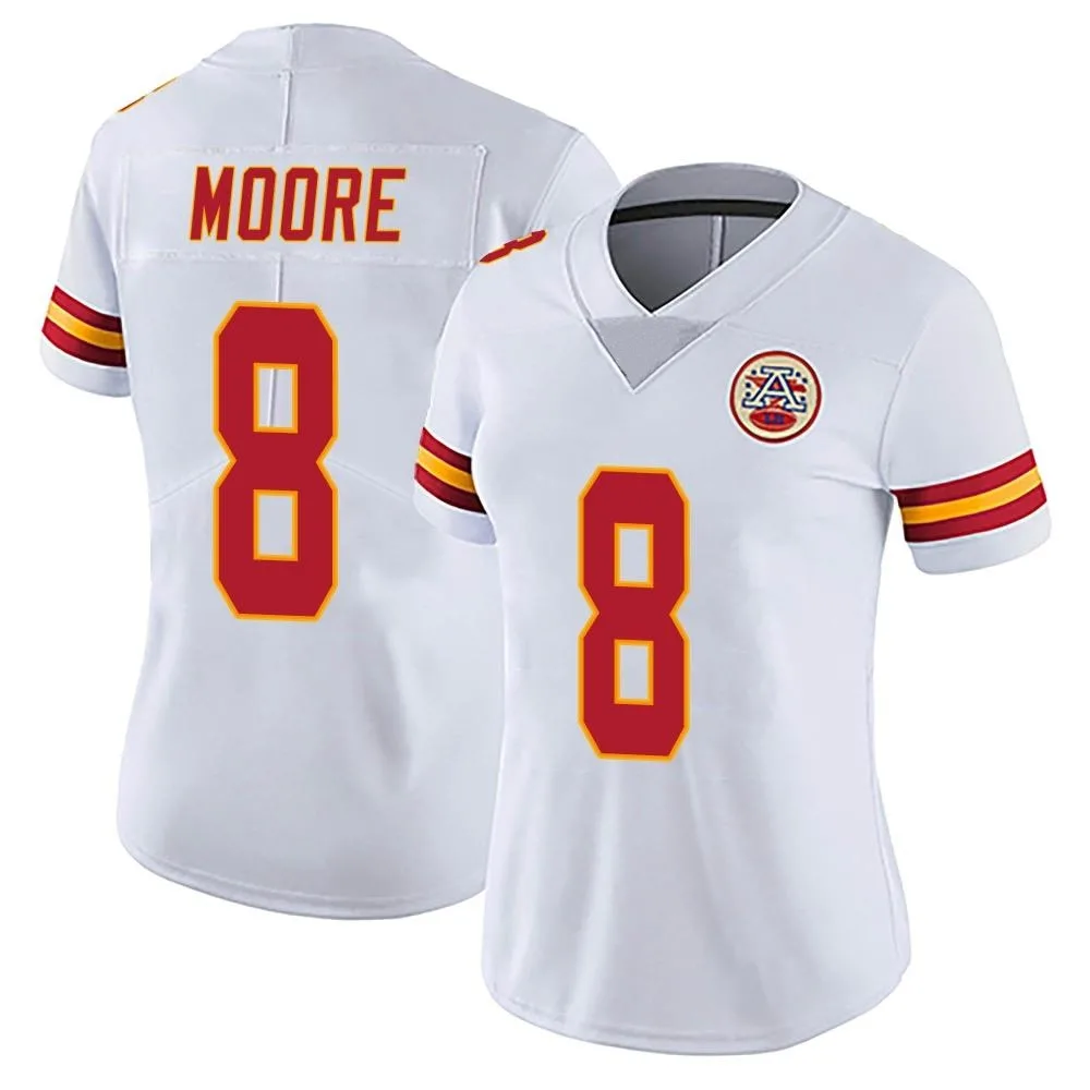 Women's Kansas City Chiefs Matt Moore Nike Vapor Untouchable Limited White Jersey Women's Kansas City Chiefs Matt Moore Nike Vapor Untouchable Limited White Jersey