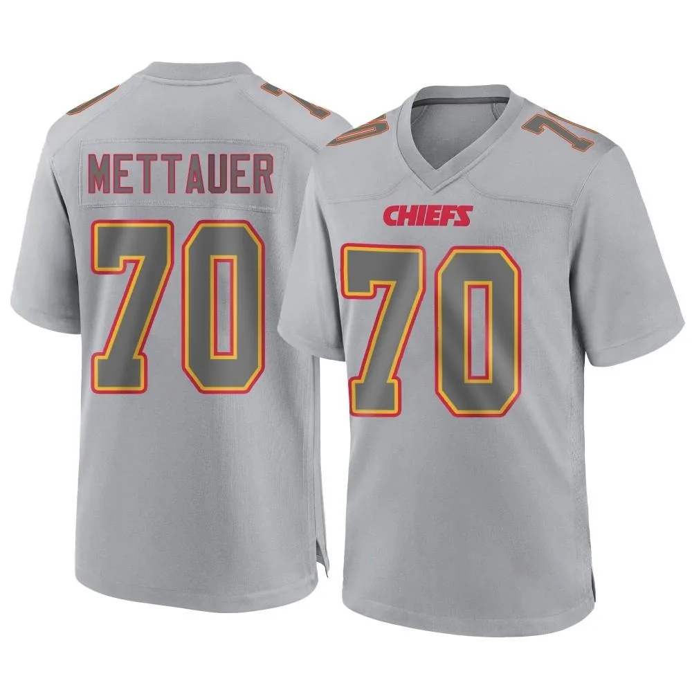 Men's Kansas City Chiefs Mckade Mettauer Nike Atmosphere Fashion Game Gray Jersey Men's Kansas City Chiefs Mckade Mettauer Nike Atmosphere Fashion Game Gray Jersey