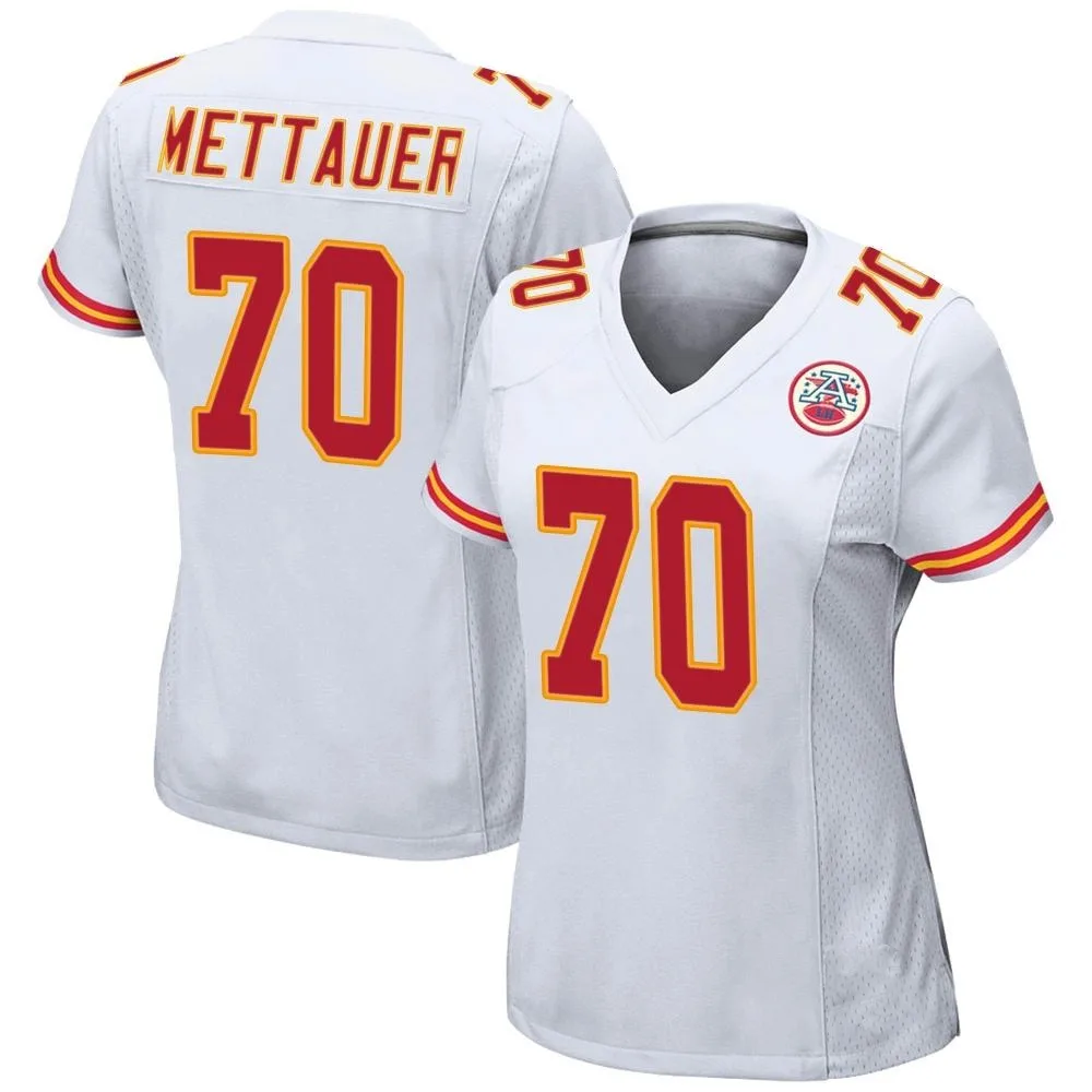 Women's Kansas City Chiefs Mckade Mettauer Nike Game White Jersey Women's Kansas City Chiefs Mckade Mettauer Nike Game White Jersey