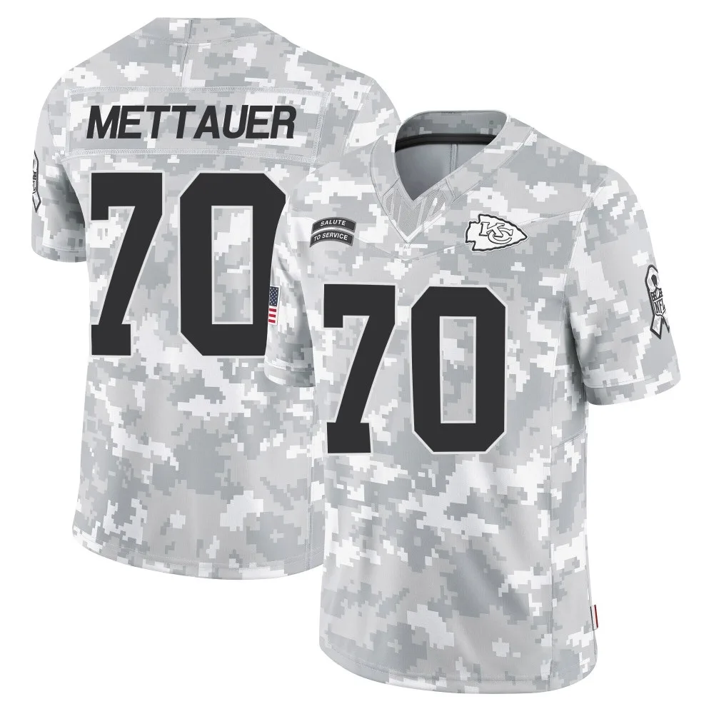 Youth Kansas City Chiefs Mckade Mettauer Nike 2024 Salute to Service Limited Arctic Camo Jersey Youth Kansas City Chiefs Mckade Mettauer Nike 2024 Salute to Service Limited Arctic Camo Jersey