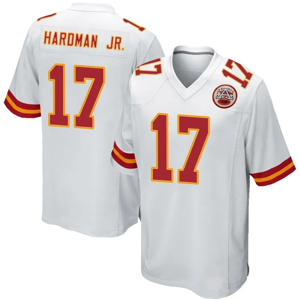 Men's Kansas City Chiefs Mecole Hardman Nike Game White Jersey Men's Kansas City Chiefs Mecole Hardman Nike Game White Jersey