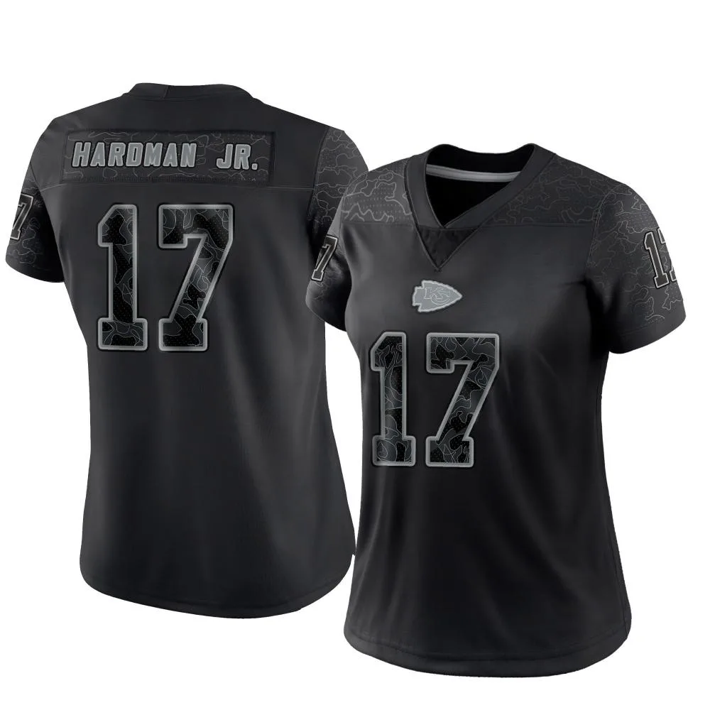 Women's Kansas City Chiefs Mecole Hardman Nike Reflective Limited Black Jersey Women's Kansas City Chiefs Mecole Hardman Nike Reflective Limited Black Jersey