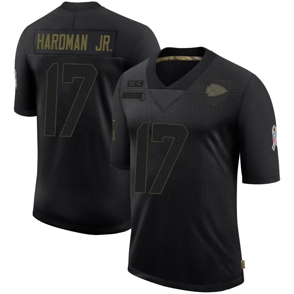 Youth Kansas City Chiefs Mecole Hardman Nike 2020 Salute To Service Limited Black Jersey Youth Kansas City Chiefs Mecole Hardman Nike 2020 Salute To Service Limited Black Jersey