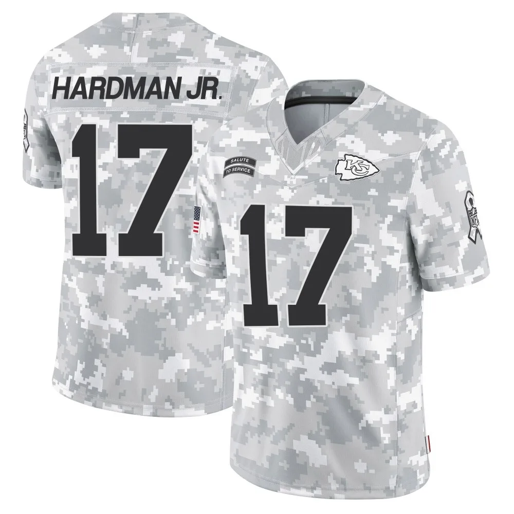 Youth Kansas City Chiefs Mecole Hardman Nike 2024 Salute to Service Limited Arctic Camo Jersey Youth Kansas City Chiefs Mecole Hardman Nike 2024 Salute to Service Limited Arctic Camo Jersey