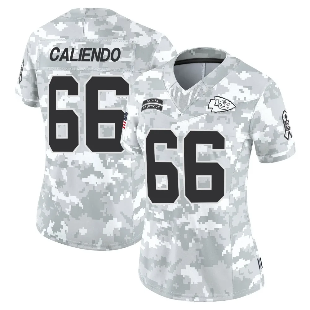 Women's Kansas City Chiefs Mike Caliendo Nike 2024 Salute to Service Limited Arctic Camo Jersey Women's Kansas City Chiefs Mike Caliendo Nike 2024 Salute to Service Limited Arctic Camo Jersey