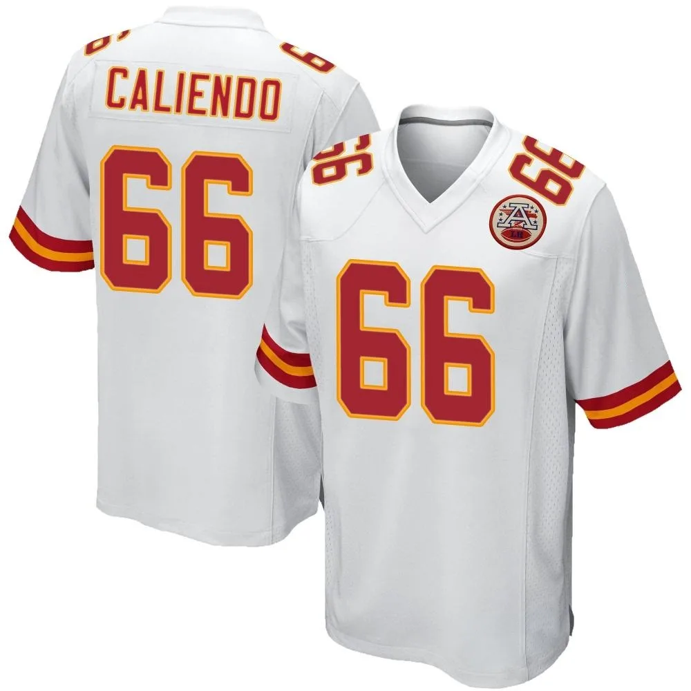 Youth Kansas City Chiefs Mike Caliendo Nike Game White Jersey Youth Kansas City Chiefs Mike Caliendo Nike Game White Jersey