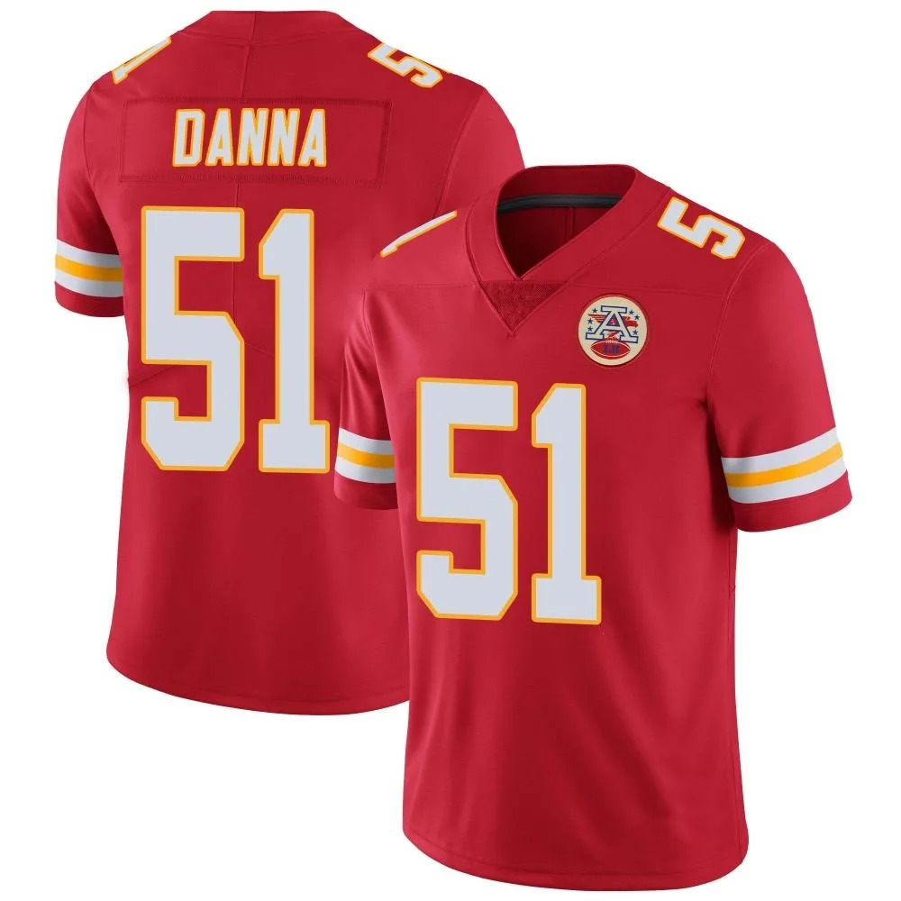 Men's Kansas City Chiefs Mike Danna Nike Team Color Vapor Untouchable Limited Red Jersey Men's Kansas City Chiefs Mike Danna Nike Team Color Vapor Untouchable Limited Red Jersey