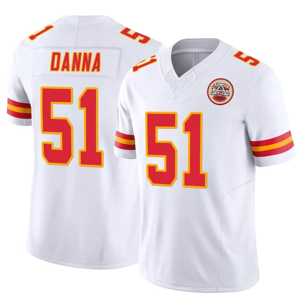 Men's Kansas City Chiefs Mike Danna Nike Vapor F.U.S.E. Limited White Jersey Men's Kansas City Chiefs Mike Danna Nike Vapor F.U.S.E. Limited White Jersey