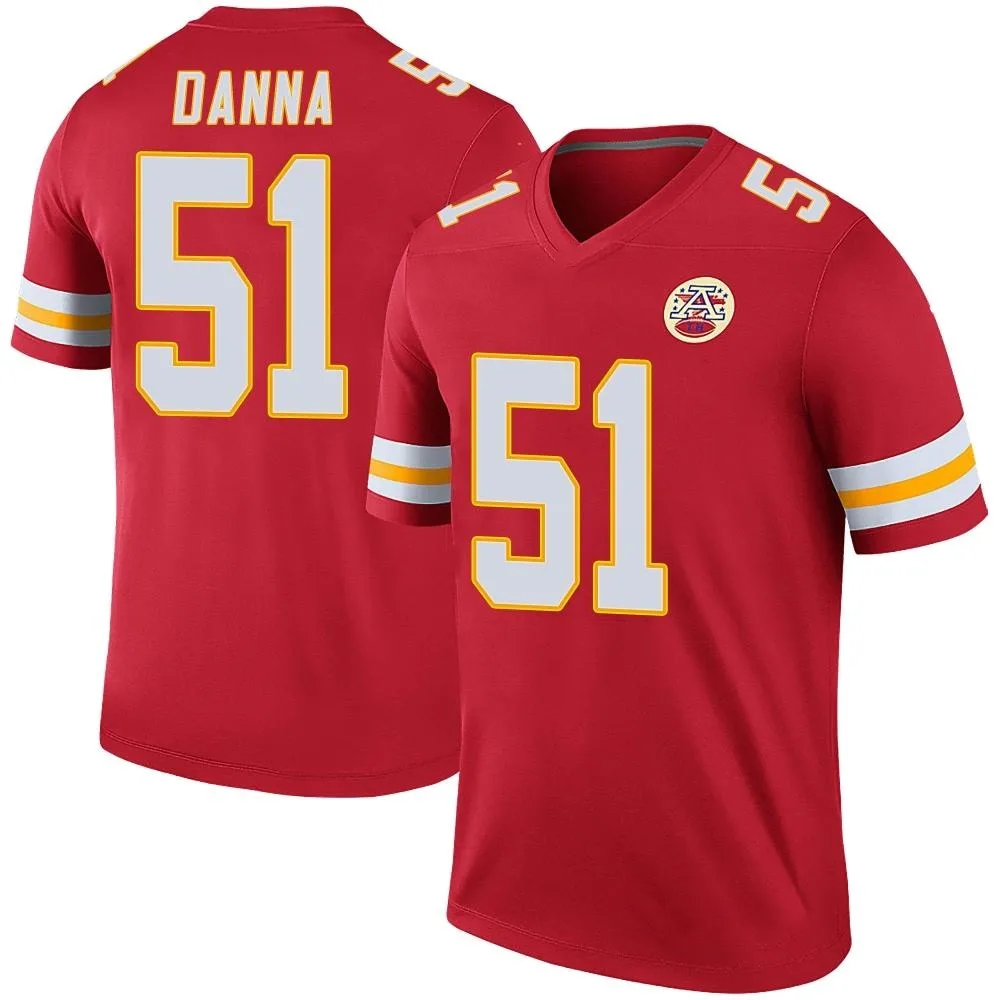 Youth Kansas City Chiefs Mike Danna Nike Color Rush Legend Red Jersey Youth Kansas City Chiefs Mike Danna Nike Color Rush Legend Red Jersey
